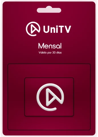 Cartão Recarga Unitv Mensal 30 Dias